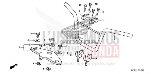HANDLE PIPE/TOP BRIDGE CRF70FB de 2011